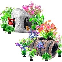 CousDUoBe 10Pcs Aquarium Hideaway Rock Cave Fish Tank Decorations quarium,Fish Broken Barrel Decor Fish Tank