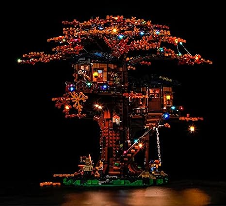 Light Kit for Lego Tree House 21318 (Lego Set is not Included) (Fall Version)