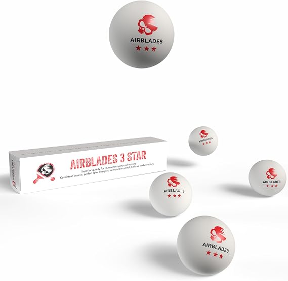 3 Star Ping Pong Balls | High Performance, Table Tennis Balls for Tournament Play & Training | Advanced ABS Plastic | Regulation Standard Ping Pong Balls