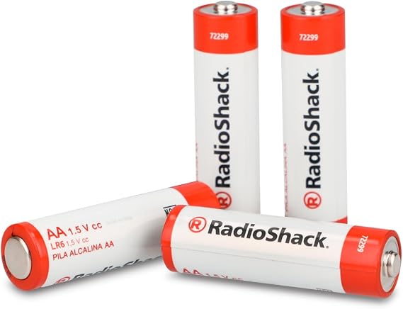 RadioShack AA Alkaline Batteries - 4-Pack