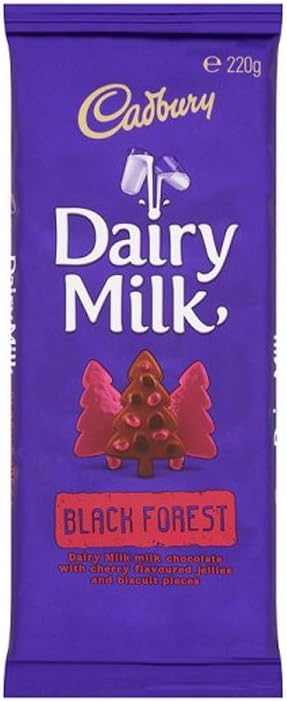 Cadbury Dairy Milk Black Forest Chocolate Bar 220g