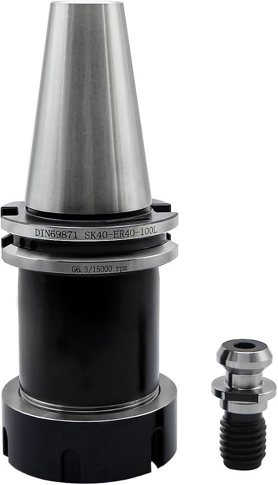 TOOLS SK40 ER40-100L CNC Tools Holder DIN69871 Tool Holder Collet Mechanical Parts -1PCS with Stud