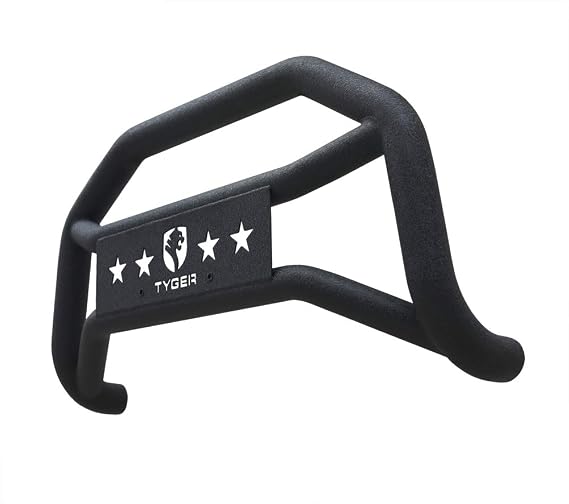 Tyger Auto TG-GD6C60508 Front Bumper Guard Compatible with 2019-2026 Chevy Silverado 1500; 2022 Silverado 1500 LTD (Not fit 2019-2021 LD) | Textured Black | Light Mount | Bull Bar