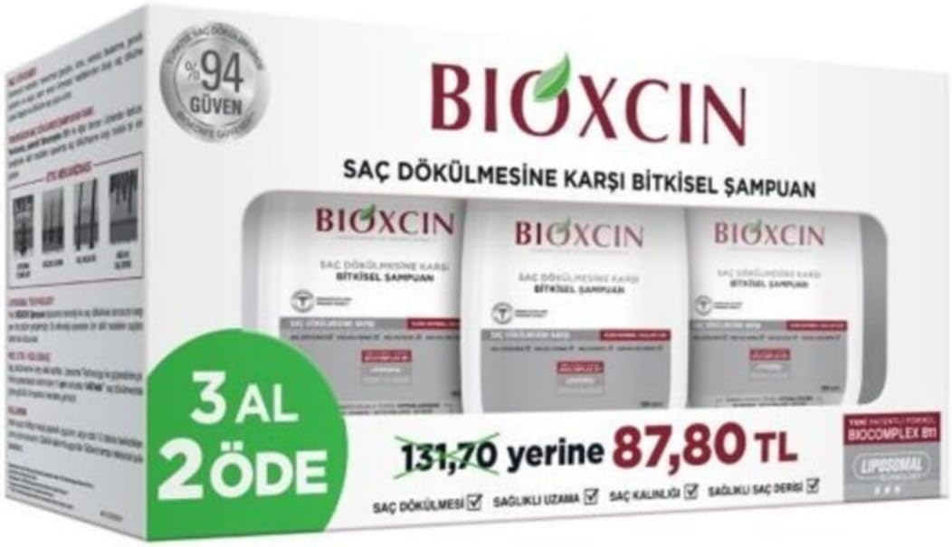 Bioxcin Genesis Şampuan, Kuru ve Normal Saçlar, 3 Al 2 Öde, 300 ml