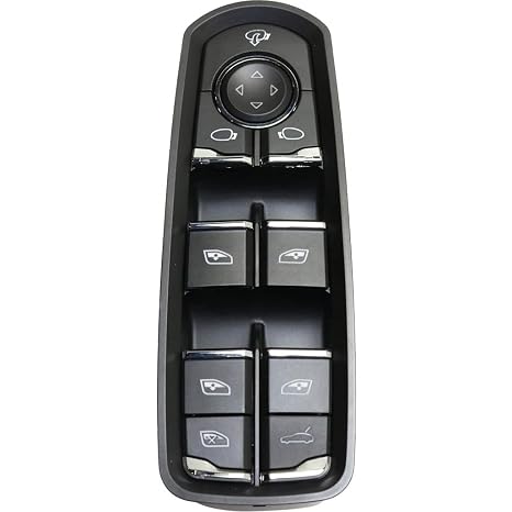 for Porsche Cayenne Window Switch 2011 12 13 14 2015 Driver Side | Front | Black