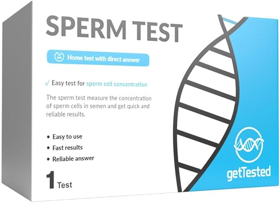 At-Home Sperm Test Kit for Men – Male Fertility Test, Sperm Count & Concentration Check, Fast Results, Easy to Use, Private & Discreet