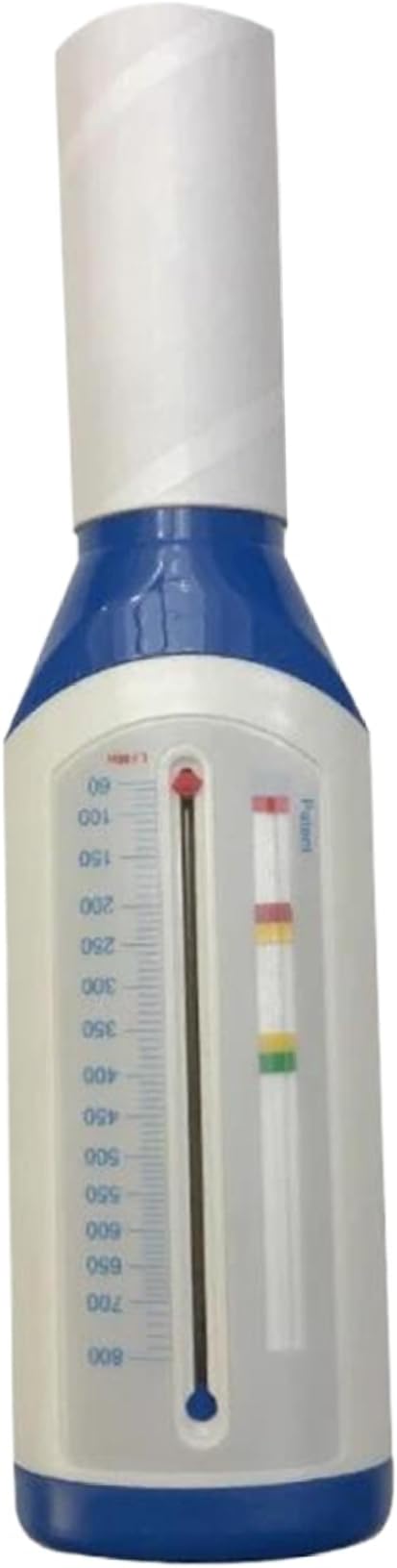 Spirometer Portable Peak Flows Meter Personal Pocket Incentive Spirometer Adult with Scale & Mouthpiece Breathing Exercise Device for Lungs Asthma Monitor for Women Men, Oxygen
