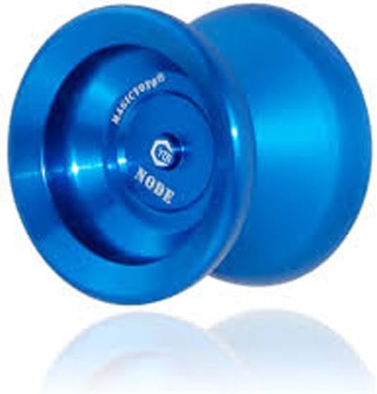 MAGICYOYO Y01 Node Yo-Yo - High Grade 6061 Aluminum (Black with Blue and Gold Splash)