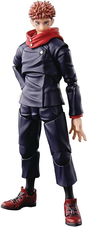 TAMASHII NATIONS S.H. Figuarts Jujutsu Kaisen Yuji Itadori, Approx. 5.9 inches 150 mm, PVC & ABS, Pre-painted Articulated Action Figure BAS61023