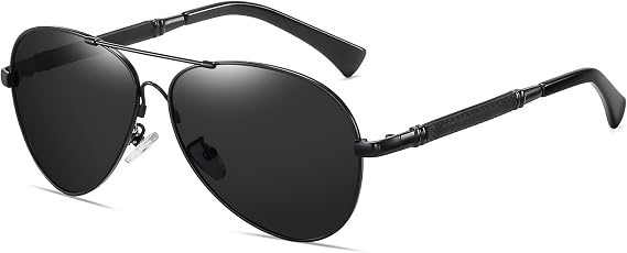 Cyxus Polarized Aviator Sunglasses for Men Women UV400 Protection Aviators Glasses for Driving Hiking Travel