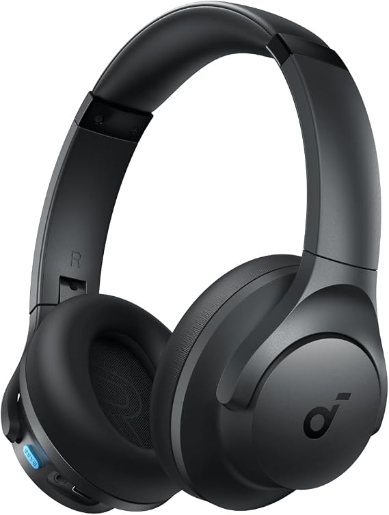 Soundcore Q11i Kulak Üstü Bluetooth Kulaklık, Derin Bas, 60 Saat Çalma Süresi, Yüksek Çözünürlüklü Ses, Çoklu Bağlantı, Siyah - A3005 | Yüksek Çözünürlüklü ses, çıkarılabilir kulak yastıkları, çok noktalı bağlantı, Bluetooth, kablosuz
