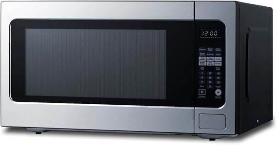 Summit Microwave Oven, Stainless Steel- SMBI27 | 2.2 cu.ft. Capacity, Countertop C1200W
