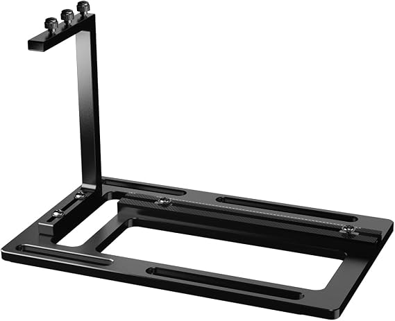 Vertical GPU Mount for PC Case Aluminum Support Bracket with PCIe Riser Slot and Fan Compatibility for 2/3-Slot GPUs