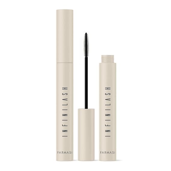 Farmasi Infinilash Mascara, Volume & Length, Twin-Vortex Brush, Ultra Black | Clean Lash Separation, Clump-Free Application, Lightweight Feel, Buildable Coverage, Flexible Everyday-To-Evening Eye Looks