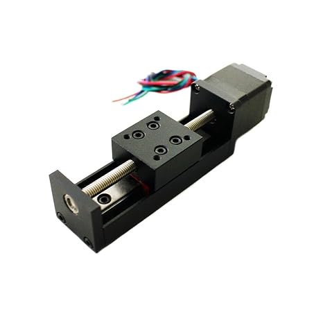 150mm Effective stroke Mini T Type Sliding Table with Linear Rail Guide and 28mm NEMA 11 Stepper Motor for Enhanced Precision industry(150mm 2mm pitch)