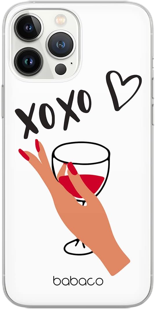 ERT Group Mobile Phone case for Apple iPhone 55SSE Original and Officially Licensed Babaco Pattern XOXO 001 optimally adapted to The Shape of The Mobile Phone, Partially Transparent