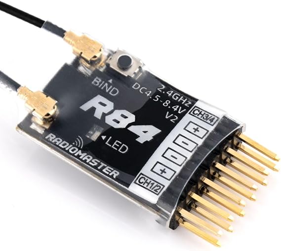 Radiomaster R84 V2 4ch SFHSS Compatible PWM Receiver