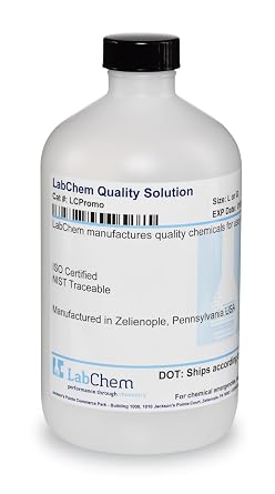 LabChem LC221701 Potassium Thiocyanate Solution, 0.1N (0.1M), 500 mL Volume