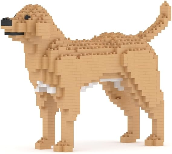 JEKCA Labrador Retriever 01S-M04 | Dog Plastic Building Blocks | Age 14+