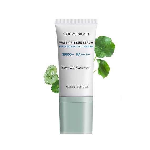 Centella Sunscreen,Lightweight Hydrating SPF50 Centella Sunscreen for All Skin Type and UV Defense. (1Pcs)