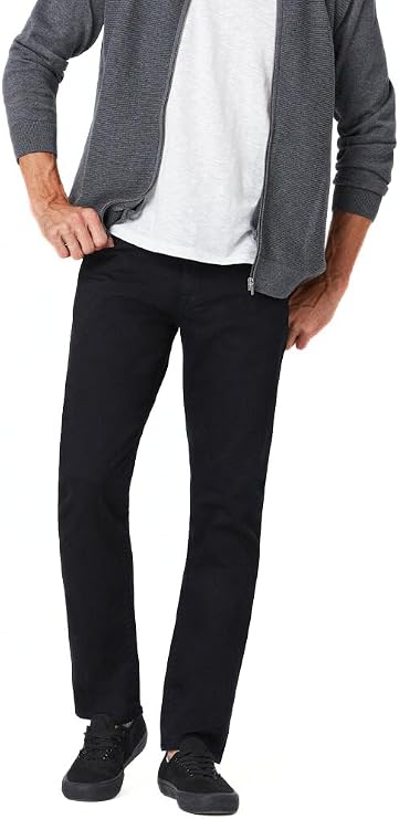 Mavi Zach Men's Straight Leg Regular Rise Jeans for Men Casual Pants Stretchable Men's