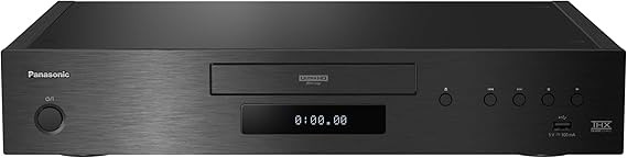 Panasonic DP-UB9000EB1 4K Ultra HD Blu-Ray Player, HDR10& Dolby Vision, Smart Ready, Aluminium, Black