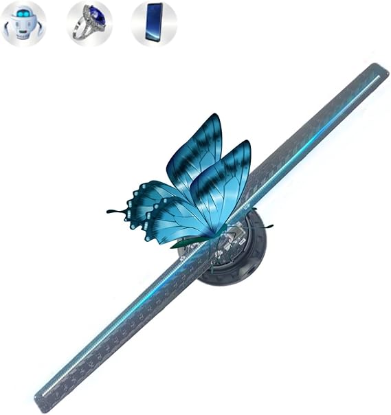 3D Hologram Fan,hd Hologram Projector,Virtual Stereo Imaging,for Advertising Exhibition Display (WiFi Version)