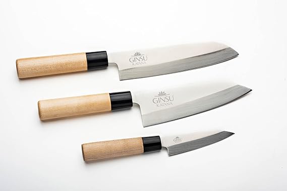 Japanese Knife Set | 8" Gyuto | 6" Deba | 3.9" Petty/paring | Origins Collection | Best Knife For Your Kitchen