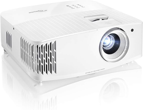 Optoma UHD35 True 4K UHD Gaming Projector 3,600 Lumens 4.2ms Response Time at 1080p with Enhanced Gaming Mode 240Hz Refresh Rate HDR10 & HLG