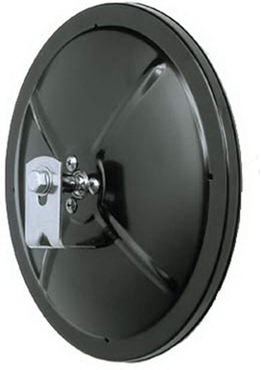 CIPA 48600 Full Size Convex Mirror , black Large