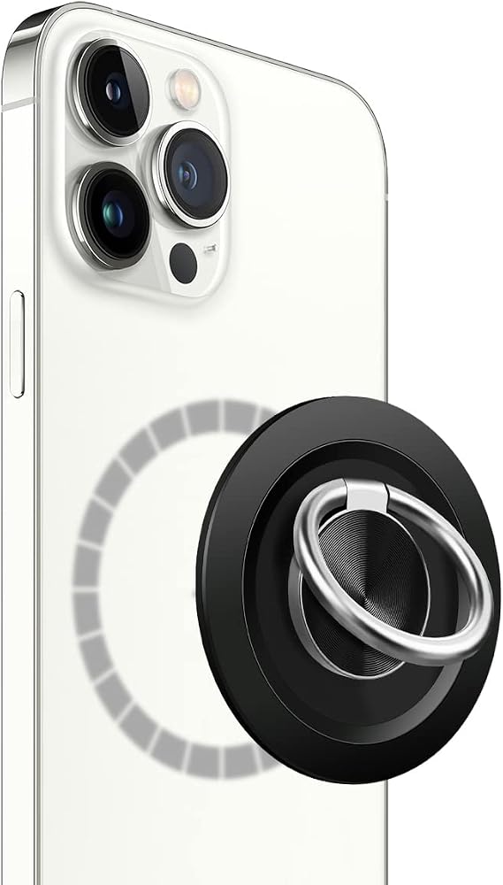Buff, Manyetik Yüzük Tutucu BL25, Stand, Selfie Yüzüğü, Siyah