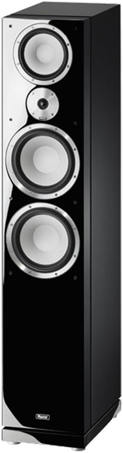 Magnat Quantum 759 I 3-Way Floor Speaker with High-Quality HiFi Sound I Elegant Speaker Box with Double Bass - Black Piano/Satin Finish