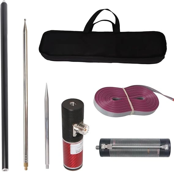 100W HF Antenna for JPC-350, 3.5-50MHz Multi-Band Shortwave SW Antenna for 80m-6m Bands, 50 Ohm Impedance Lightweight