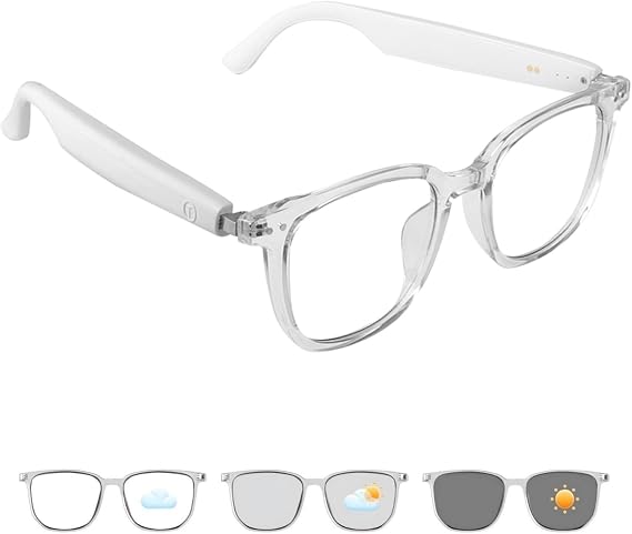 Smart Glasses for Women, Bluetooth Glasses with Photochromic Lenses