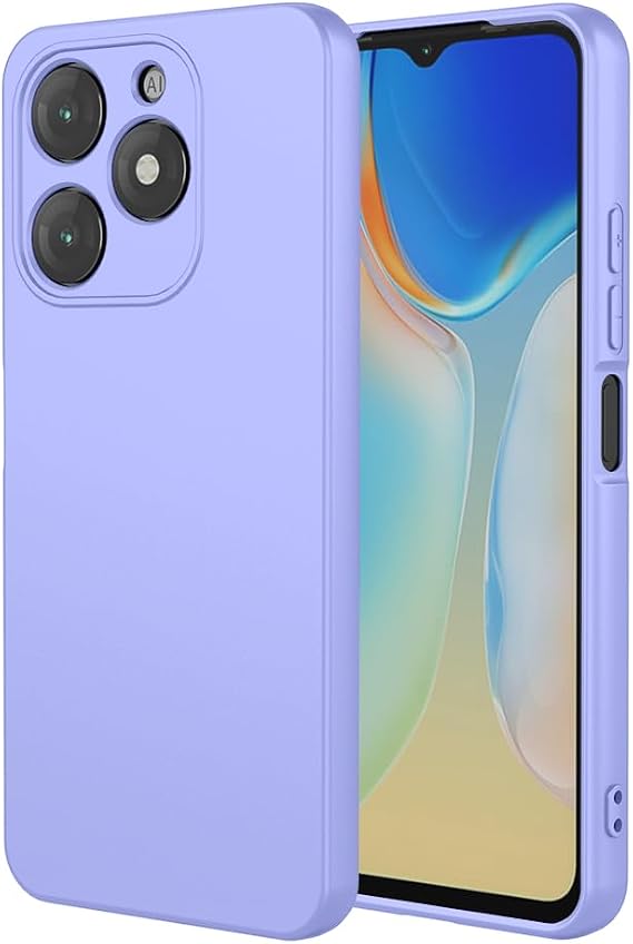 Liquid Silicone Case Compatible with ITEL A70, Gel Rubber Full Body Protection Shockproof Cover Case Drop Protection Cases for ITEL A70 (C)
