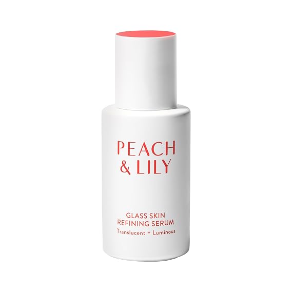 Peach & Lily - Glass Skin Refining Serum for Face (1.35 ounces) - Hyaluronic Acid Niacinamide Serum - Sensitive Skin - Vitamin B3, Peach & Yam, Peptides - Self Care, Vegan, Cruelty Free, Korean Beauty