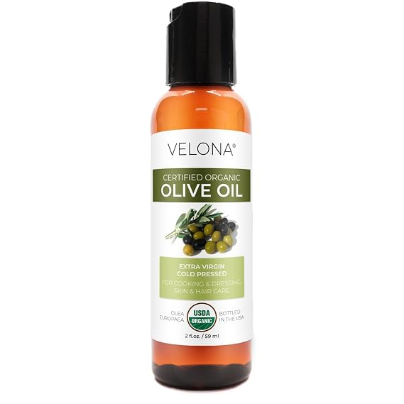 velona USDA Organic Olive Oil - 2 fl oz, Cold Pressed, Ex. Virgin