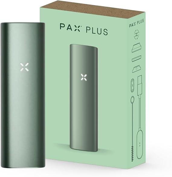 PAX Plus Starter Kit – Sage. Premium Portable Vaporizer for Dry Herbs