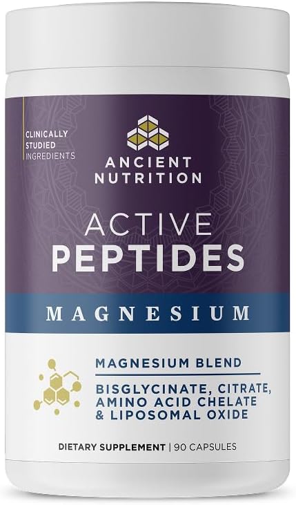 Ancient Nutrition Active Peptides Bioavailable Magnesium Capsules