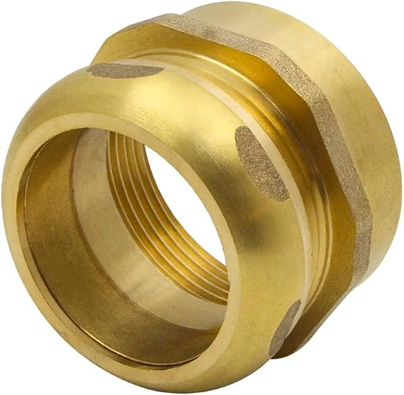 ZM Fire Equipment Trap Adapter Brass Fitting 1-1/2" FIP x 1-1/2" Slip-Joint