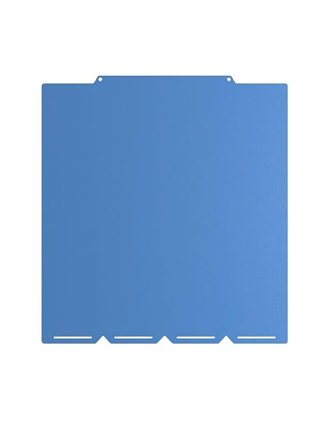 Snapmaker U1 3Dプリンター用低温ビルドプレート、276x293mm 両面フロストスプリング鋼板 超強力粘着室TEM