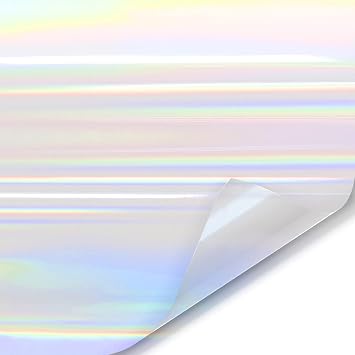 VViViD+ Holographic Headlight Air Tint 16" x 60", Clear Holographic