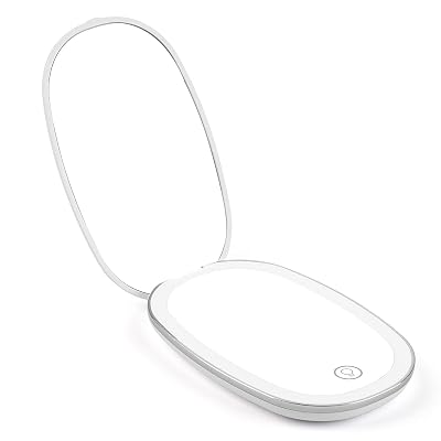 Glow Up Compact Mirror White
