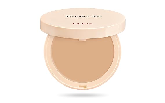 Pupa Milano Wonder Me Powder-no-Powder - Setting Powder Reduces Pores - Makes Skin Texture Smoother and Firmer - Talc Free - 050 Sunkiss - 0.22 oz
