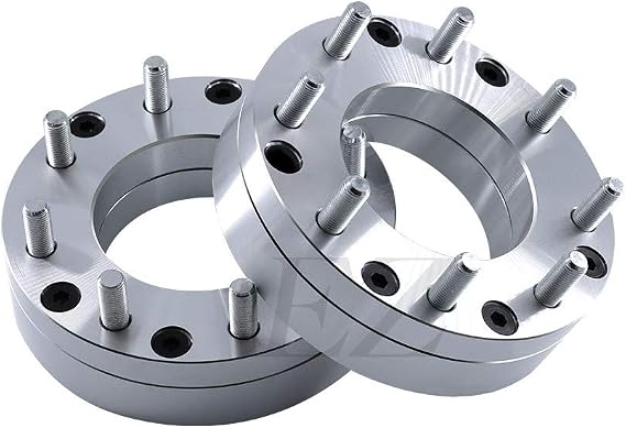 ezaccessory 2 Wheel Adapter 6x5.5 to 8x6.5 Fits 6 Lug Toyota Chevy GMC & Mount Early 8 Lug Chevy Ford Dodge Wheels