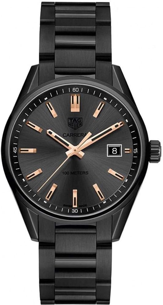 Tag Heuer Carrera Quartz Black Dial Ladies Watch WAR1113.BA0602