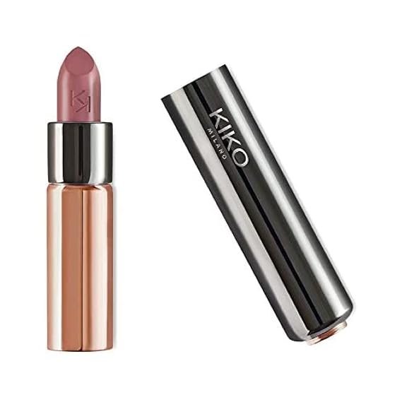Kiko MILANO - Gossamer Emotion Creamy Lipstick | Bold Lip Color Lip Shine | Cruelty Free Makeup | Professional Makeup Lipstick | Made in Italy (131 Tea Rose)