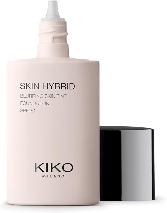 KIKO Milano Skin Hybrid Blurring Skin Tint Foundation 06, Perfecting Facial Fluid, 24-Hour Wear. Blurring Effect, Spf 30