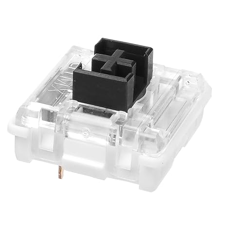 Outemu Low Profile Black Mechanical Switches (10 Pack) Tactile, 1.20.5mm Actuation, 3.0mm Travel, 50gf Actuation, 60gf Tactile Force, MX-Compatible, Hot-Swap