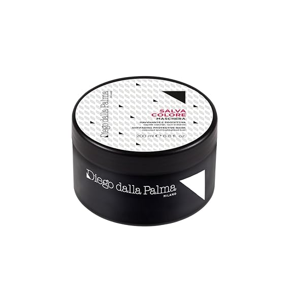 Diego dalla Palma Anti-Fading Protective Hair Mask - Colored And Highlighted Hair - Preserve And Make The Hair Color Last Longer - Protects The Hair From External Aggressions - 6.8 Oz
